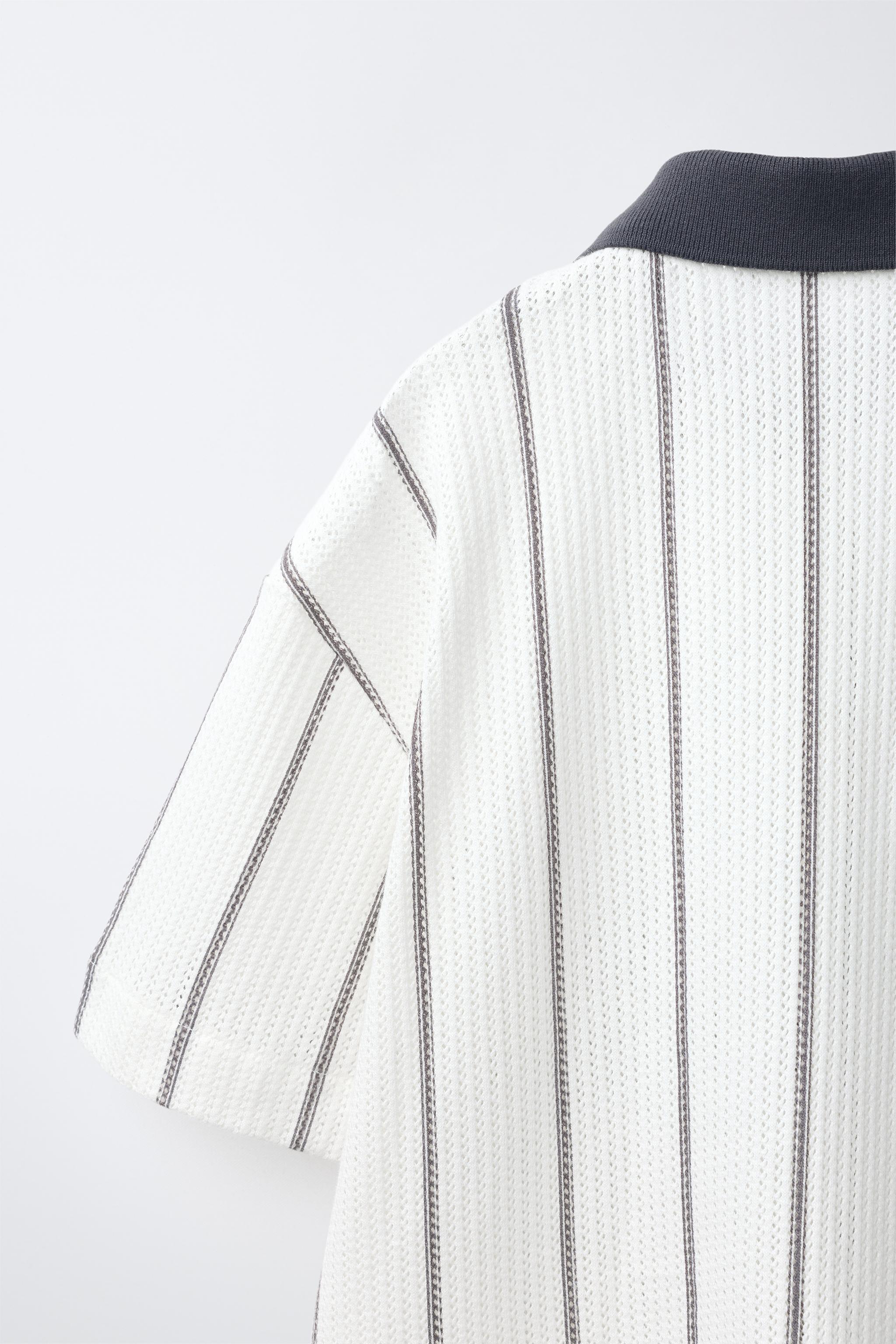 STRIPED KNIT SHIRT